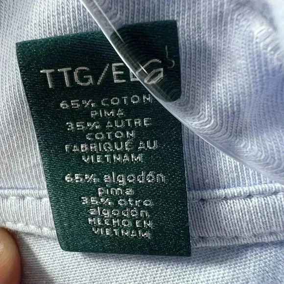 Perry Ellis Mens Short Sleeve Polo Shirt XXL Blue Arrow Print Pima Cotton New - Picture 9 of 11